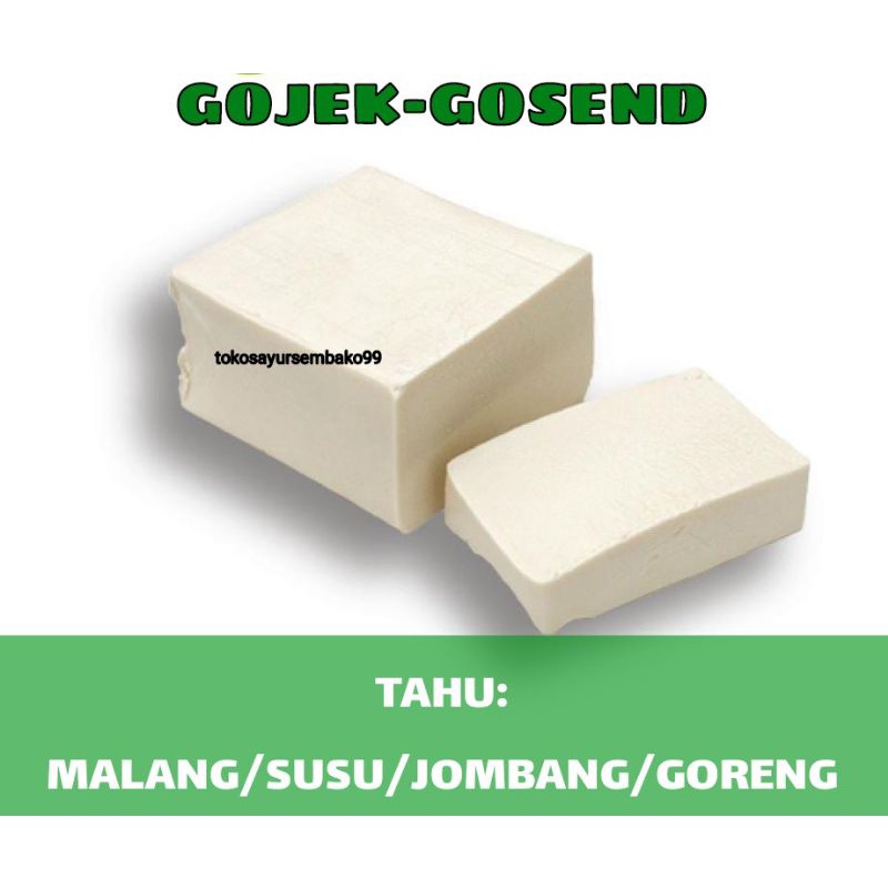 

Tahu Malang / susu / jombang / goreng Segar Fresh ± 250 gram surabaya