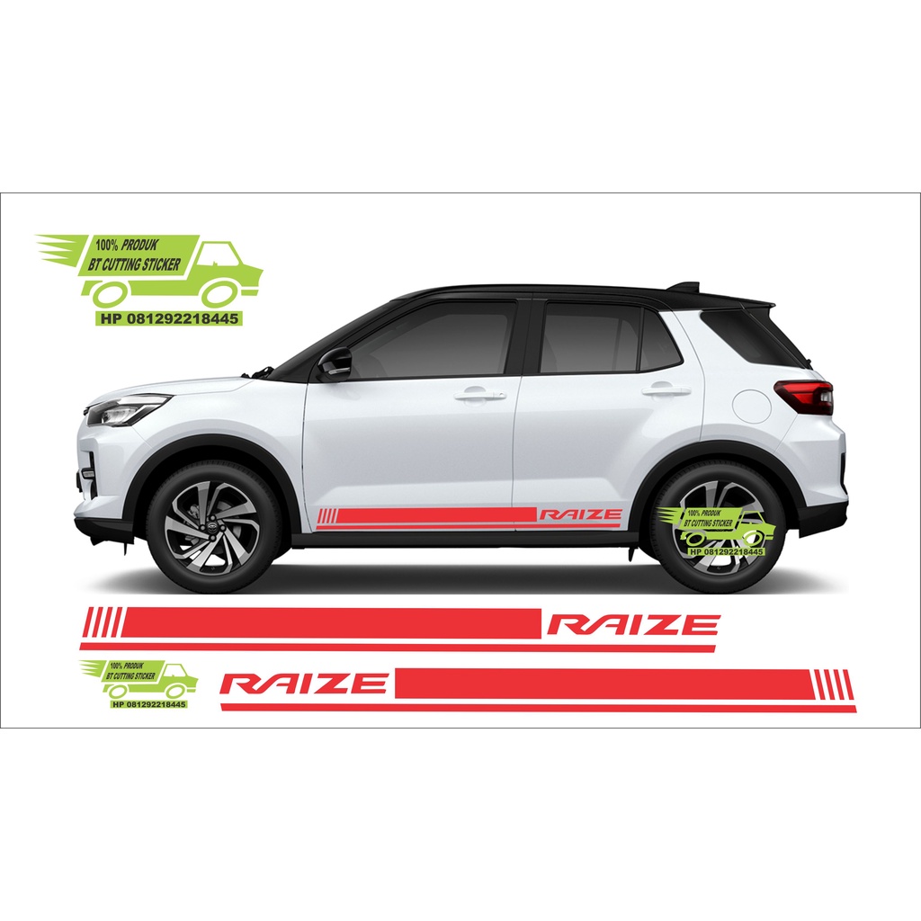 sticker mobil toyota raize sticker raize sticker mobil cutting sticker mobil raize sticker mobil toy