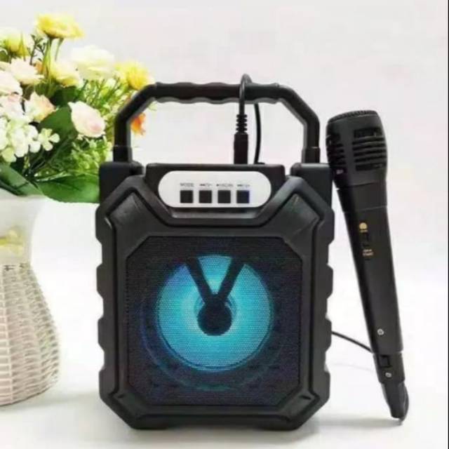 Speaker Bluetooth Karaoke Microphone MIC