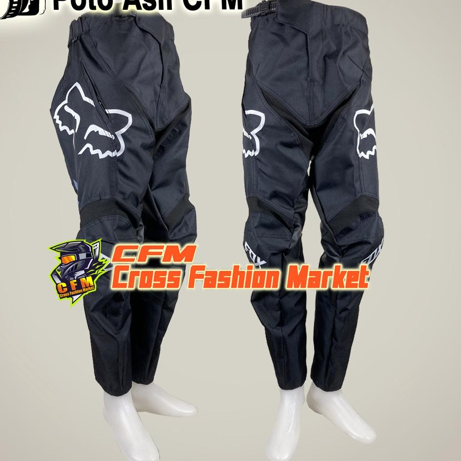 Langsung Beliii.. Celana Trail motor cross motocross trabas adventure Hitam Black (Celana Only) pant