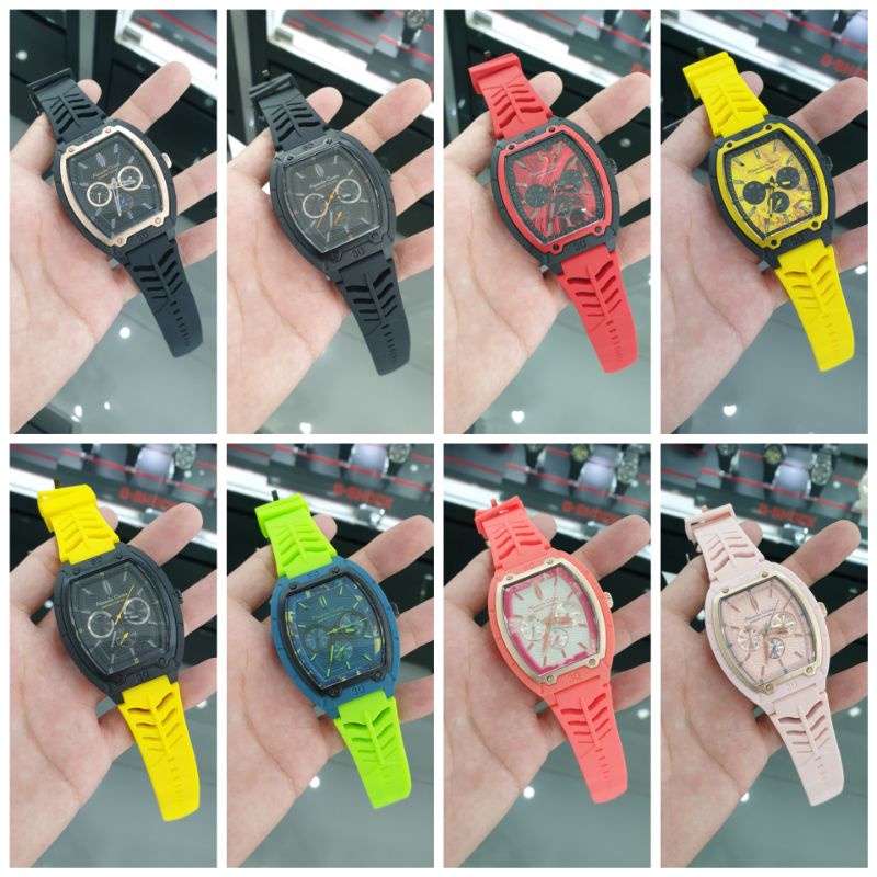 Alexandre Christie AC 2971 2971 Rubber Jam Tangan Unisex Original