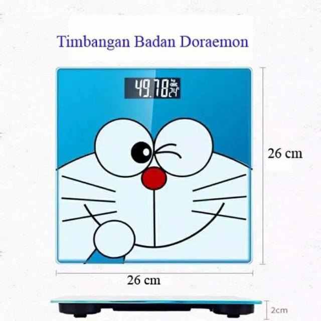 Timbangan Badan Kaca Digital - Elektronik 180kg KARTUN/polos  SCALE OLL - 2125