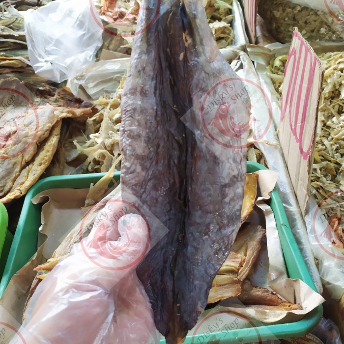 

Ikan Tenggiri Potong Asin Kering Asli Kalimantan Grade A 500 Gram