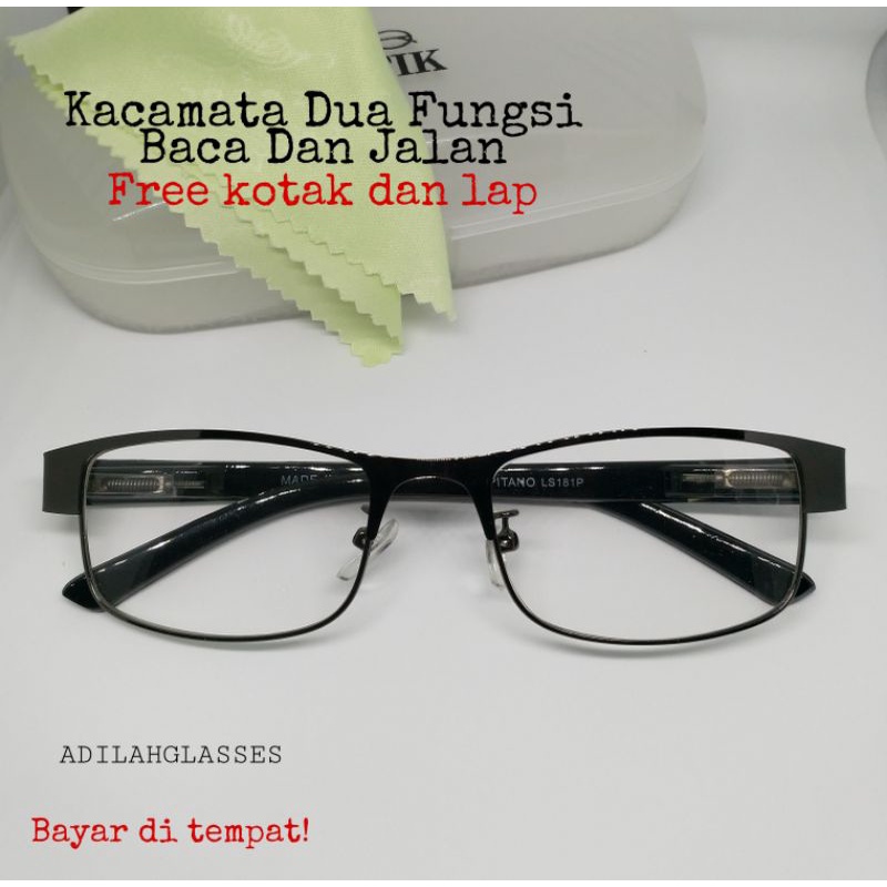 Kacamata Baca Dobel Fokus Dua Fungsi Baca Dan Jalan Kacamata Rabun Dekat Super Fokus Kacamata Dewasa
