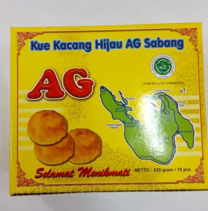 

Kue Bakpia Kacang Hijau AG Sabang Khas Aceh - Original