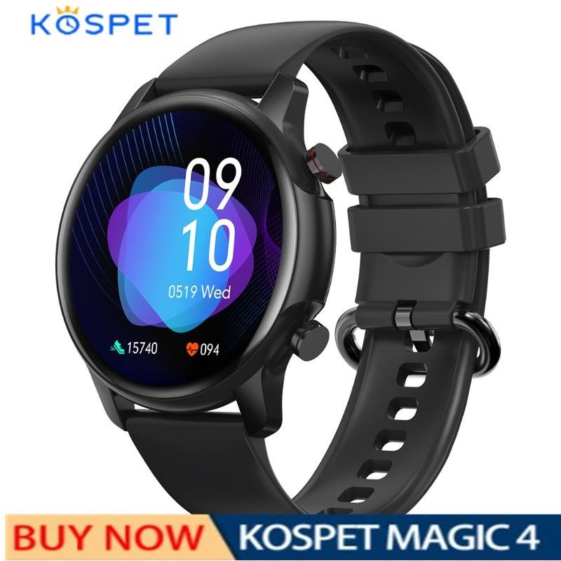 2022 New Kospet Magic 4 Smart Watch Full Screen Touch Fitness Sleep Blood Pressure Heart