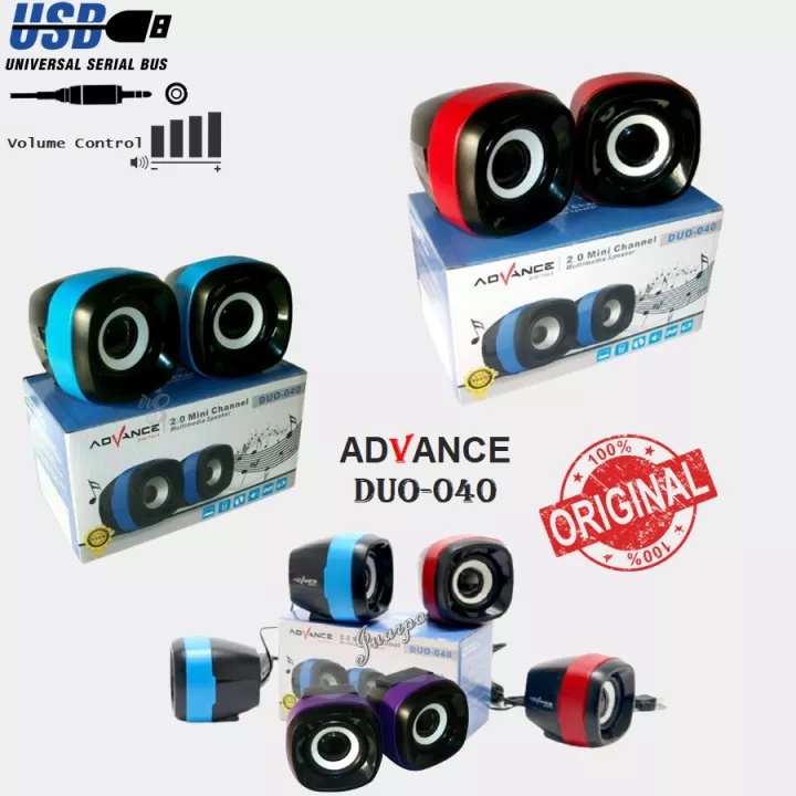 Trend-SPEAKER KOMPUTER PC / LAPTOP / NOTEBOOK / SPEAKER USB MINI MURAH ADVANCE DUO EYOTA S1 CLS 102 101