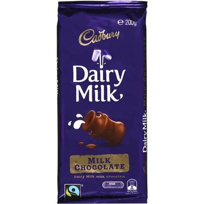 

#HANDCARRY Cadbury Dairy Milk Chocolate 200g - UFOHCR1589