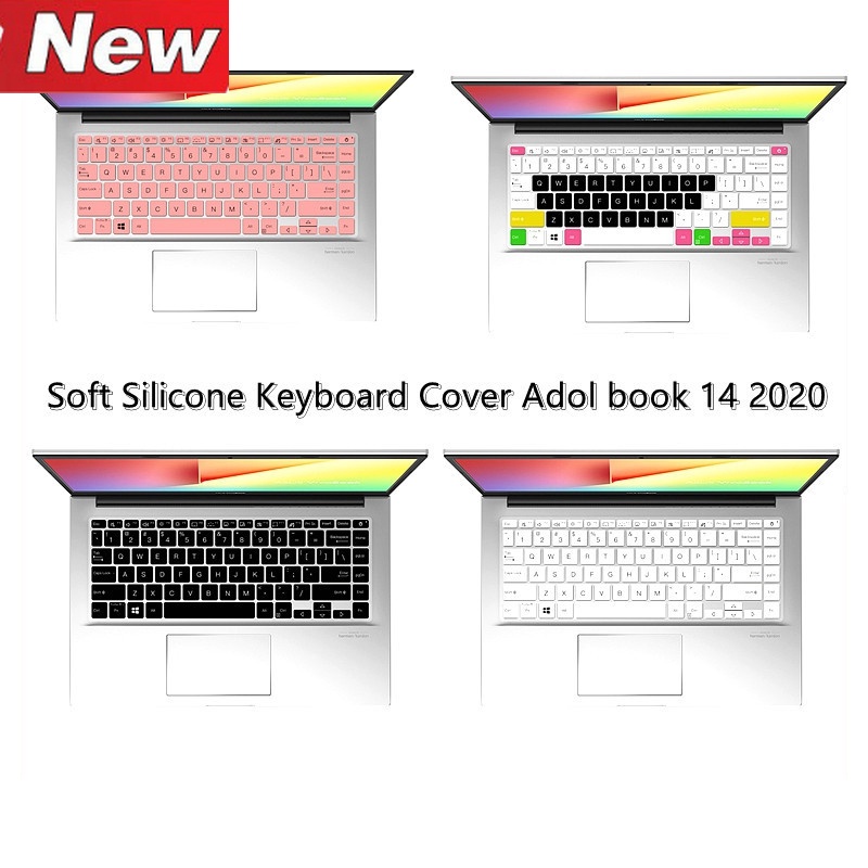 For Asus Vivobook 14 X413FA X413FP X 413 X413F X413 FP FA / Adol book 14 2020 Soft Silicone Keyboard Cover Protector Skin guard