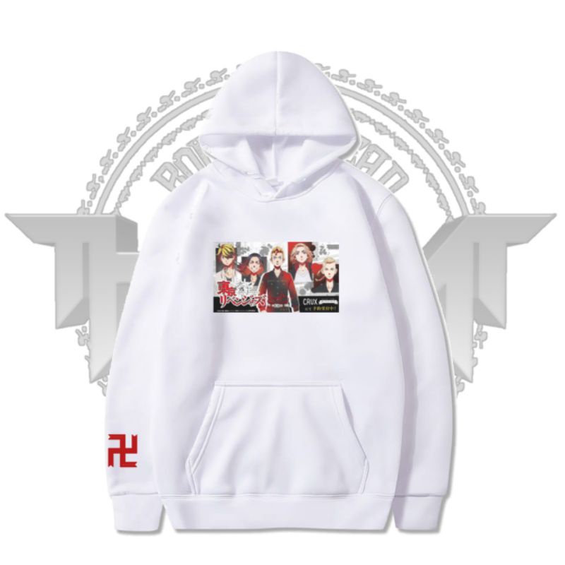 Jaket Hoodie Anak / Hoodie Anime Tokyo Revengers / Terbaru / Hitam Putih Navy Misty / Fleece