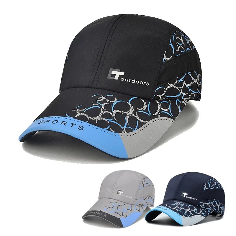 YGRETTE - Topi Olahraga Baseball Cap Snapback Model T Outdoors Quick Dry Import Premium Sports