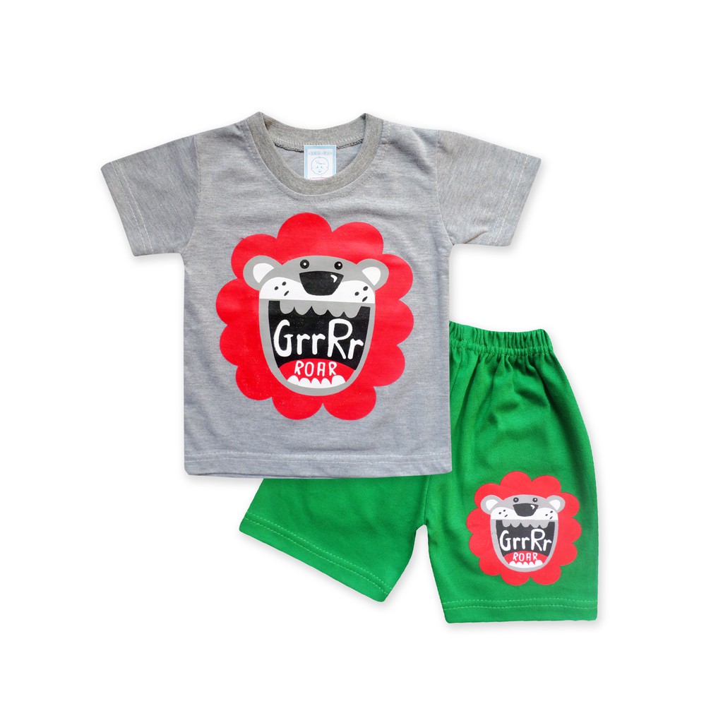 WakaKids Baju Bayi Anak Laki Laki Tangan Pendek Setelan WakaKids Baju Bayi Anak Laki Laki Tangan Pendek Setelan