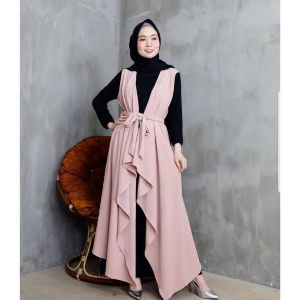 Jill Set 2In1 / Gamis+Long Outer/Termurah