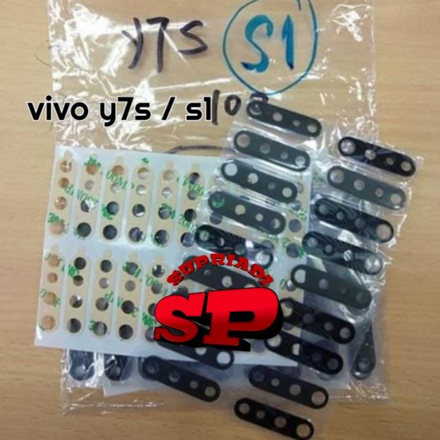 KACA CAMERA RINK CAMERA BELAKANG VIVO S1 2020  Y7S RING KACA CAMERA BELAKANG