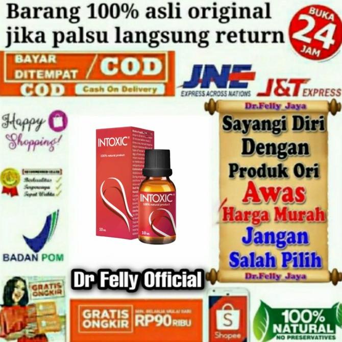 Intoxic Asli Original Obat Parasit Herbal Intoxic Anti Parasit Tubuh