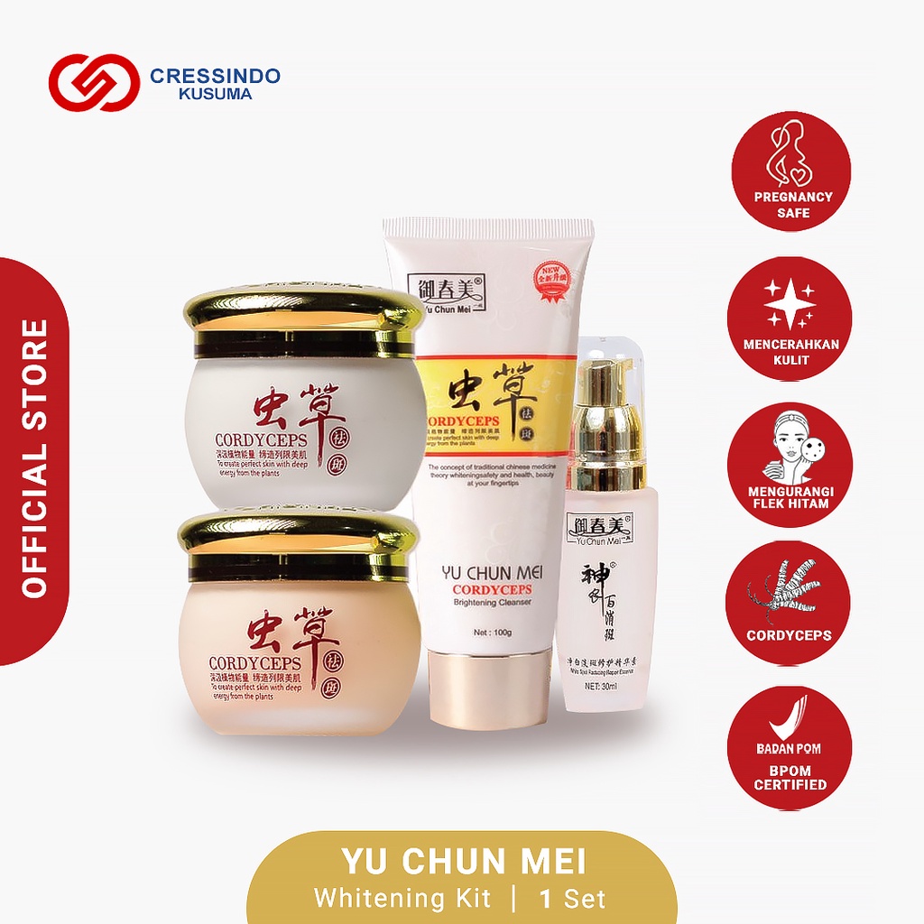 Paket Reseller Yu Chun Mei Cordyceps Whitening Kit