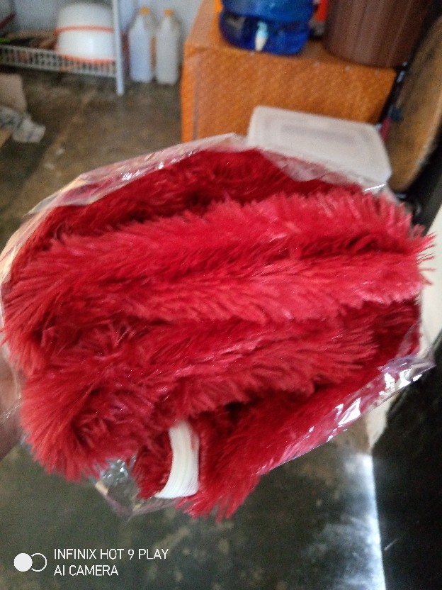 Bgb Sarung Bantal 50cm Bulu Rasfur Karindo + Restleting