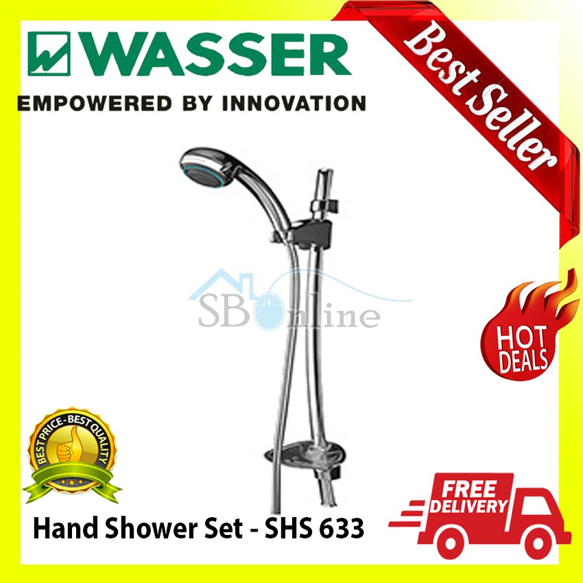 Hand Shower Set with Sliding Bar - SHS 633