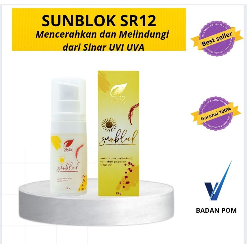 SR12 / SUNBLOK SR12 / SUNBLOK PENCERAH / SUNBLOK ANAK / WAJAH / BPOM / SUNBLOK SPF 50 / SUNBLOK / SU