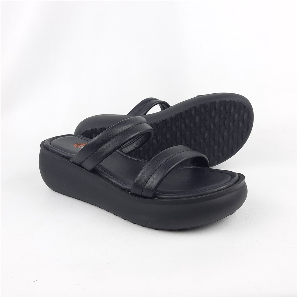 Sandal jepit Wedges 6cm wanita Donatello Pd.61501/PD.61502/Pd.61503 36-40