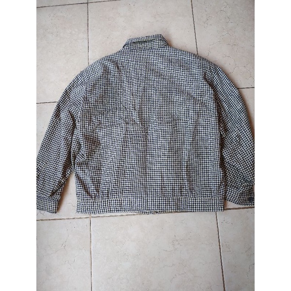 JAKET YSL TARTAN VINTAGE SECOND ORIGINAL PRIA