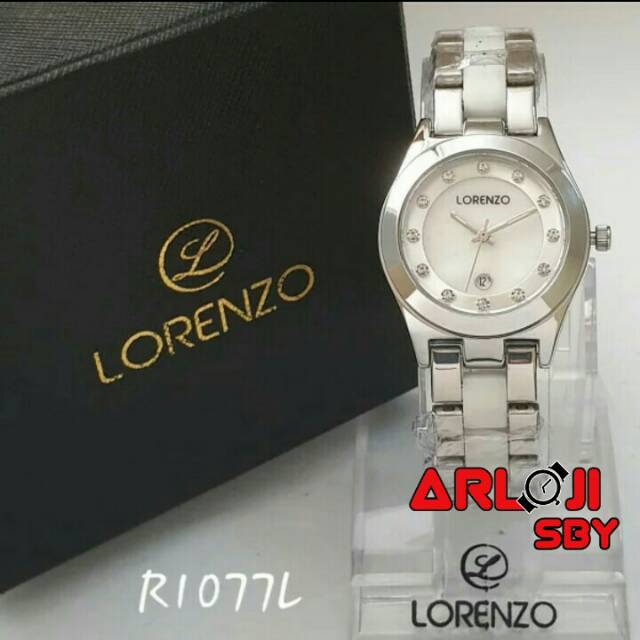 Jam wanita LORENZO 1077 casual original