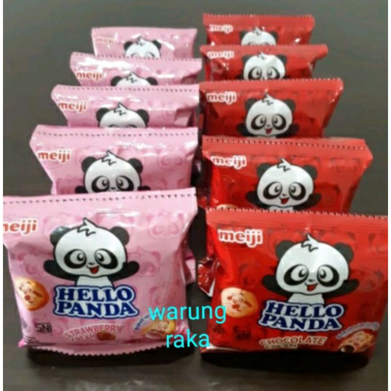 meiji hello panda bijian/satuan ecer