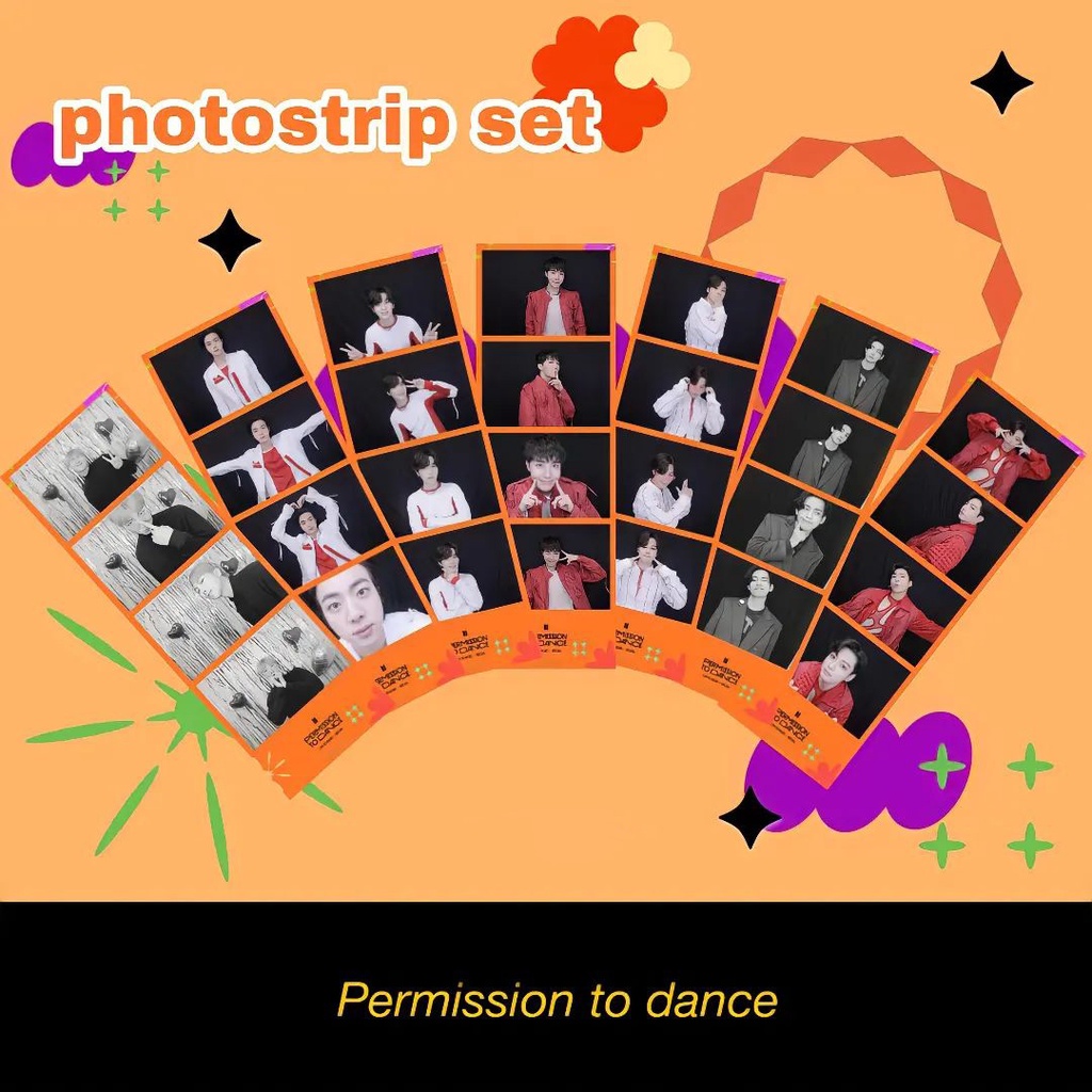 PHOTOSTRIP BTS PERMISSION TO DANCE ON STAGE PTD IN SEOUL