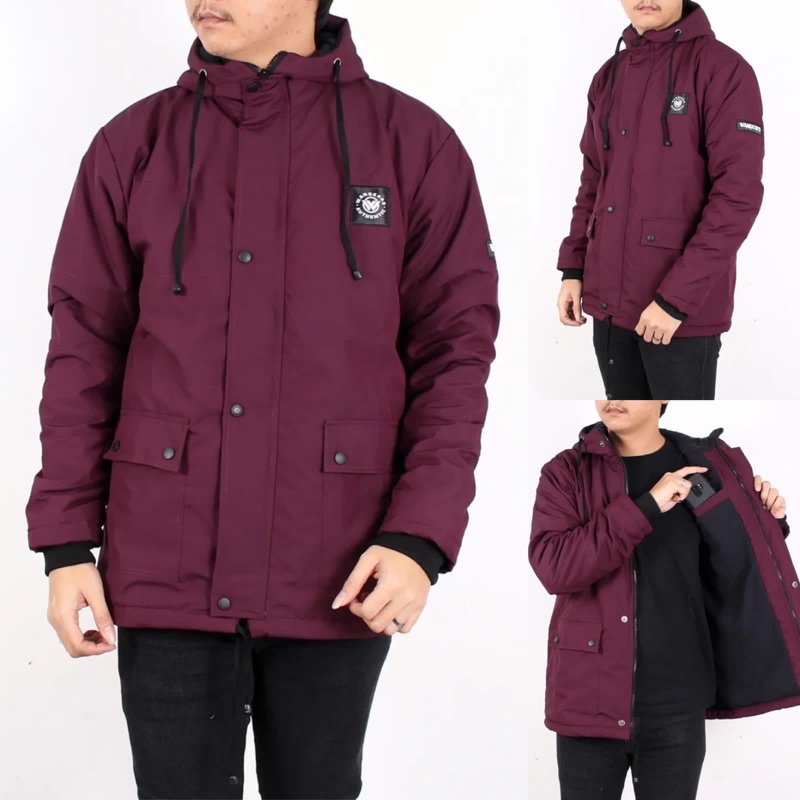 Jaket gunung jaket parasut kembung puffer