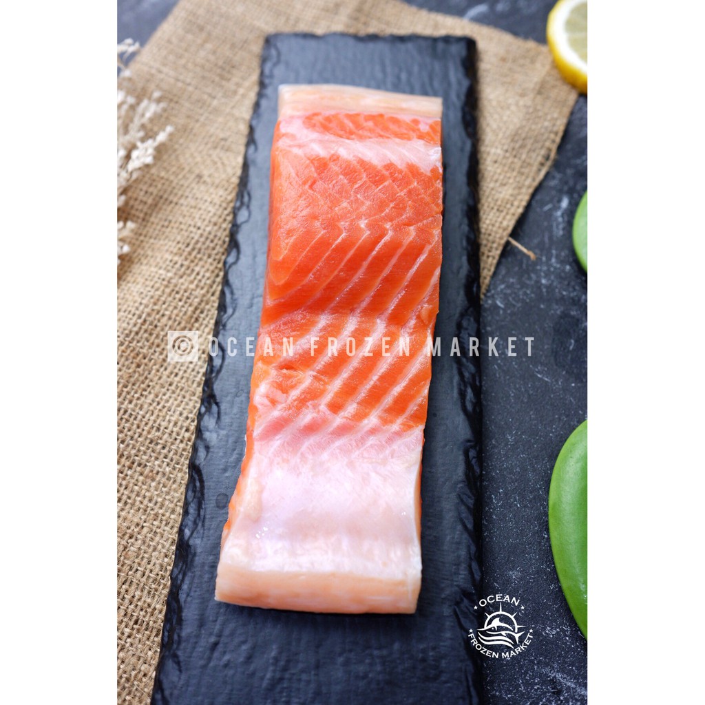 

Frozen Norwegian Salmon Portion 200gr / pack Ikan