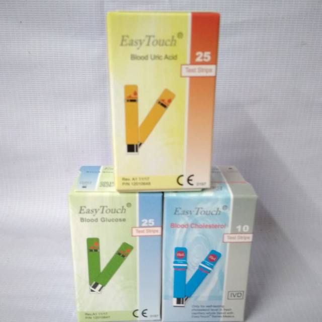 

Paket Strip / Refill EasyTouch gula, kholesterol,asam urat Easy Touch kolesterol