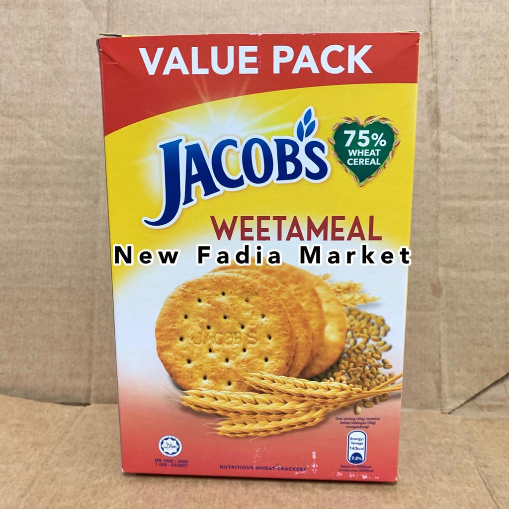 Biscuit Jacob's Wheat Crackers Weetameal