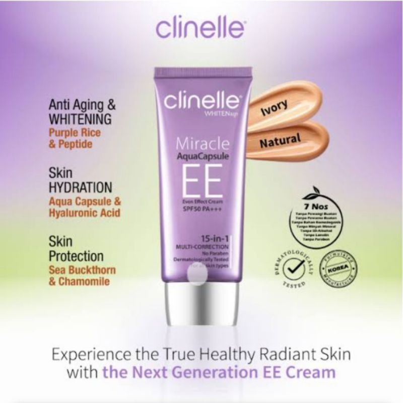 clinelle whiten up miracle aquacapsule ee cream