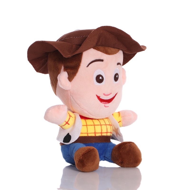 Mainan Boneka Stuffed Plush Disney Woody Buzz Lightyear Jessie 15-25CM Untuk Hadiah Ulang Tahun Anak