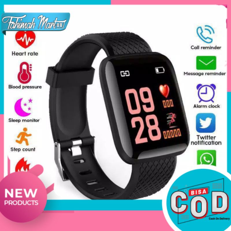 Smart Watch Cognos 116 PLUS Jam Tangan PIntar Bluetooth Heart Rate Detak Jantun