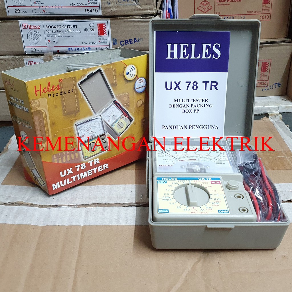 MULTIMETER AVOMETER HELES UX-78 - ANALOG MULTITESTER UX78 UX78TR