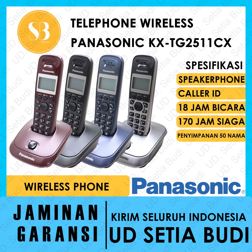 Cordless Telephone / Telephone Wireless Panasonic KX-TG2511 CX