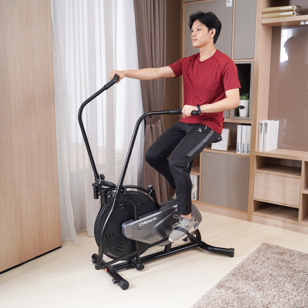 ACE - Kinetic Sepeda Statis - Abu-Abu/Hitam-1