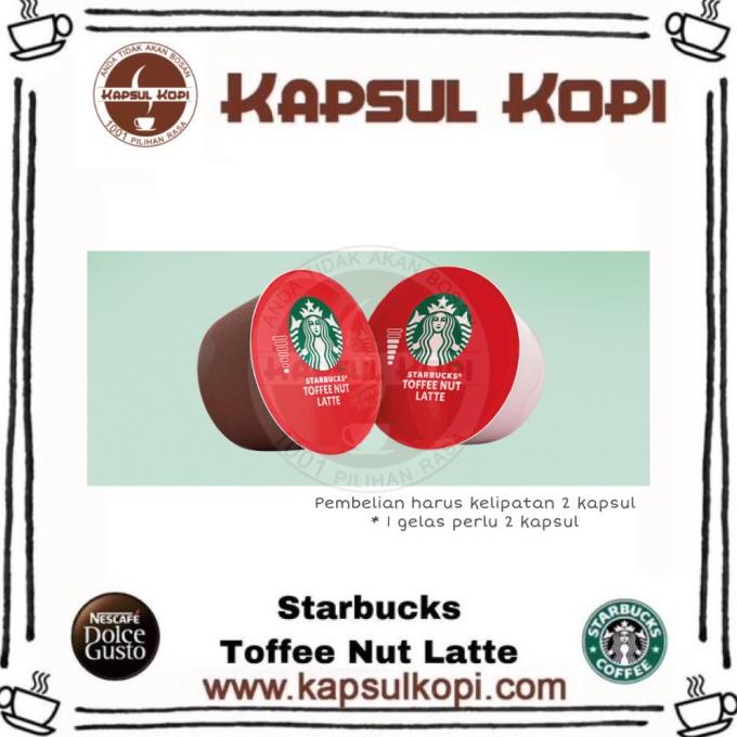 

Ecer Starbucks Toffee Nut Latte Impor Kapsulkopi Nescafe Dolce Gusto