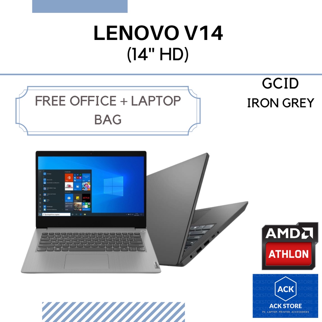 Lenovo V14 GCID AMD 3150U 4GB SSD 512GB Win10S OHS