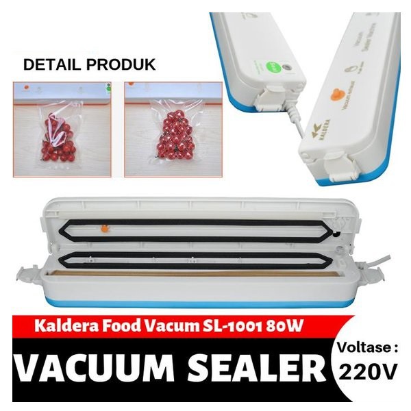 Freshpack Pro Vacuum Sealer, Freshpack Pro Vacuum Sealer Plastik Buah, Sayuran, Segala Jenis Makanan