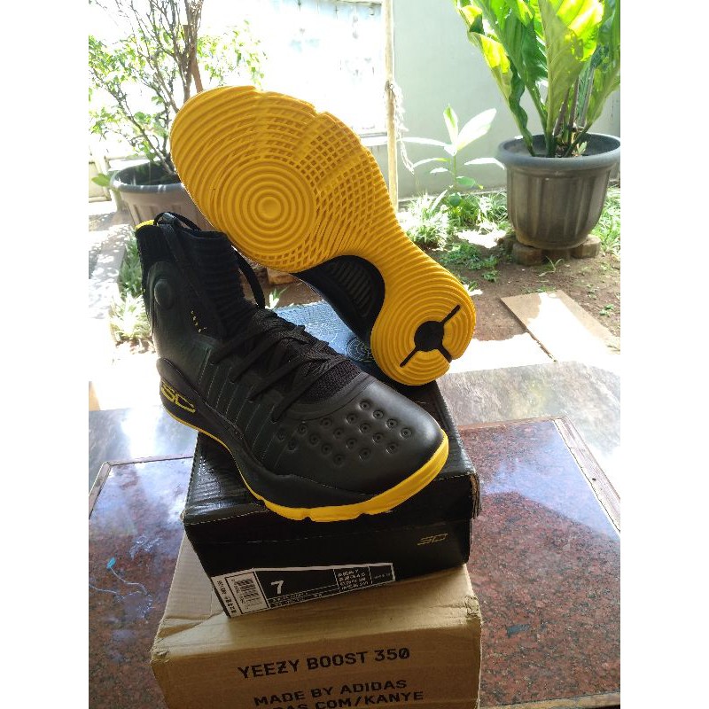 PROMO Sepatu Basket UA Curry 4 HIGH Black Night SIZE 38