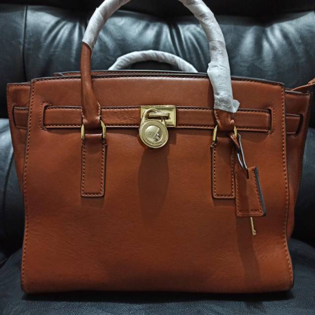 Preloved MK Hamilton traveler large full leather good condition