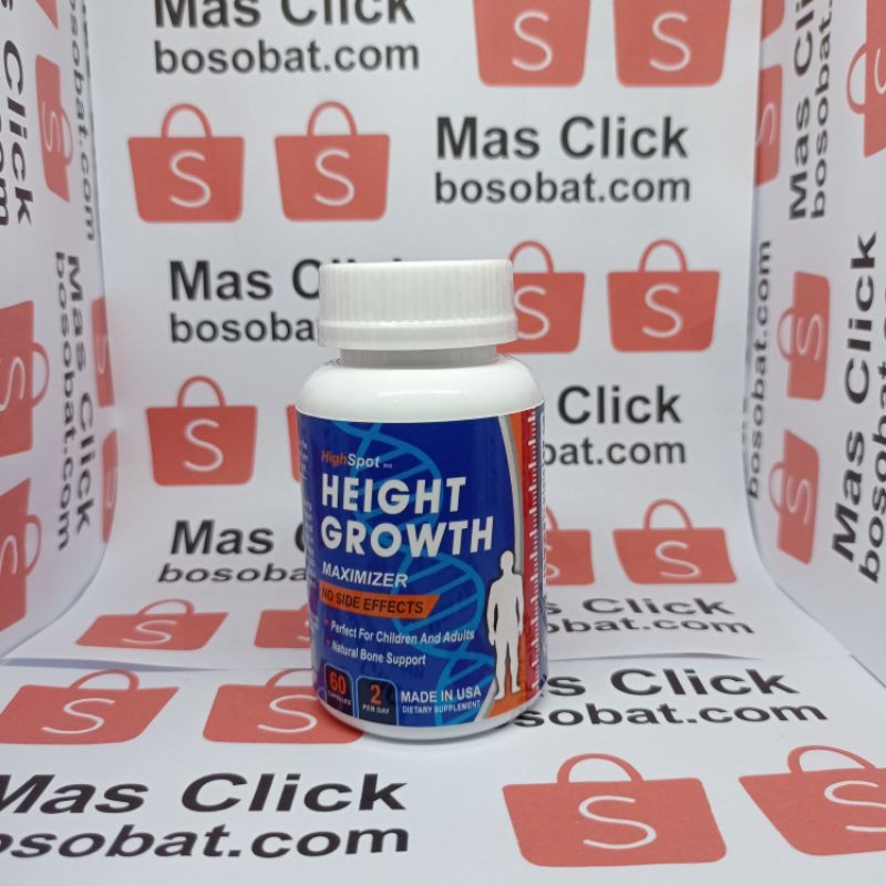 SUPLEMEN PENINGGI PENAMBAH TINGGI BADAN ANAK DEWASA SUPER GROW UP HEIGHT GROWTH MAXIMIZER ALAMI ORIG