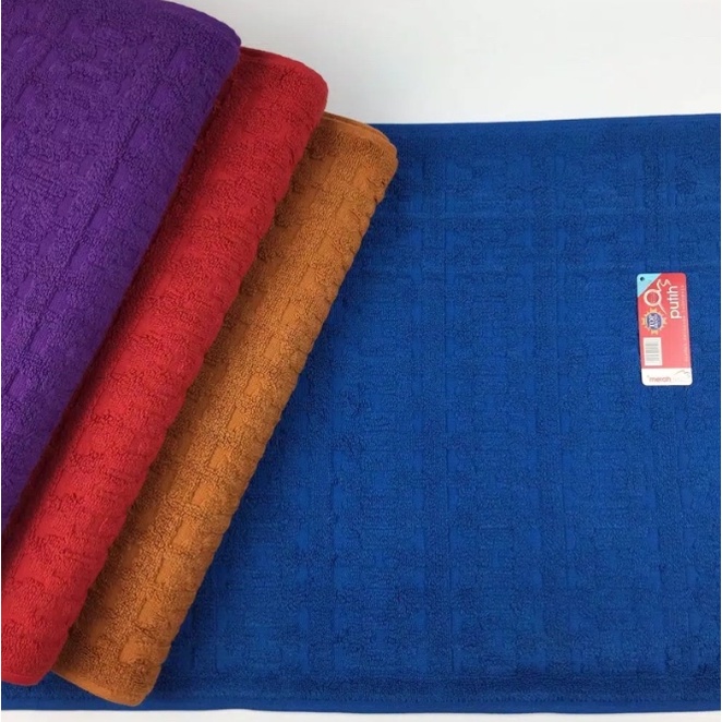 ❤ IJN ❤ Keset Merah Putih Keset Handuk Kamar Mandi 45 X 65 CM Original Keset Antislip