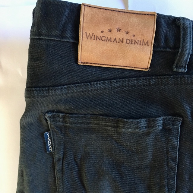 Wingman Denim Jeans Naomi Black non Selvedge Selvage