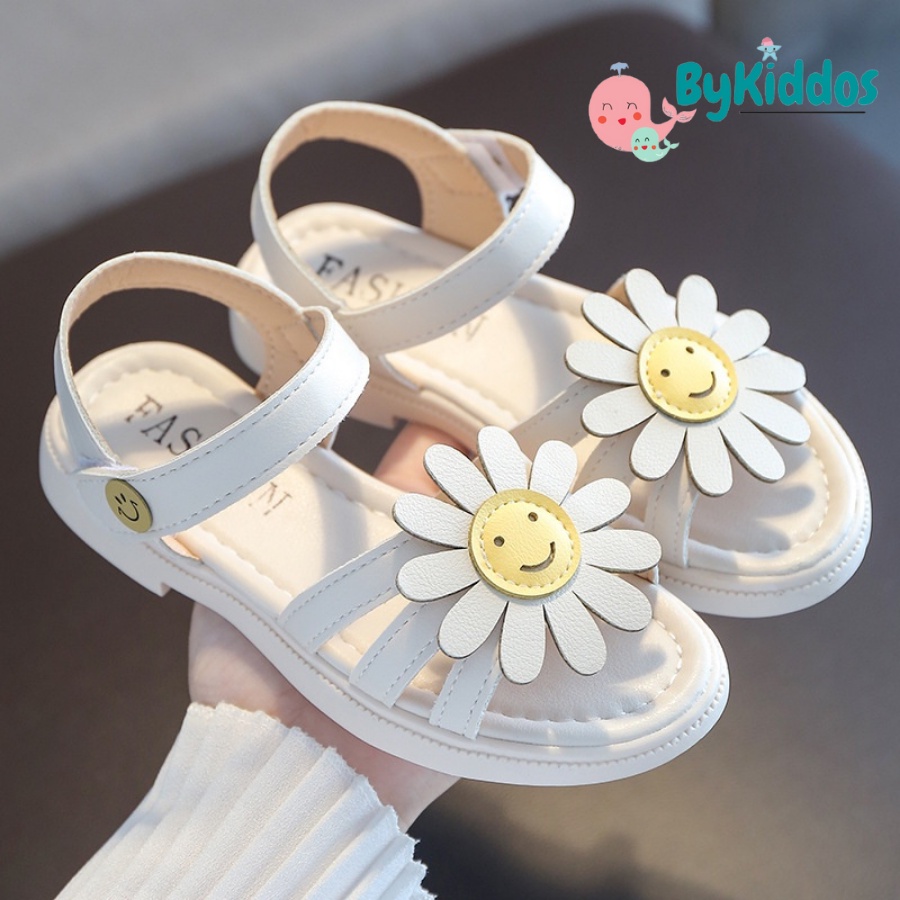 ByKiddos - SMILE EONNI Sandal Anak Perempuan Bahan Karet Model Lucu 3-9 Tahun Import / Sandal Karet Anak Import