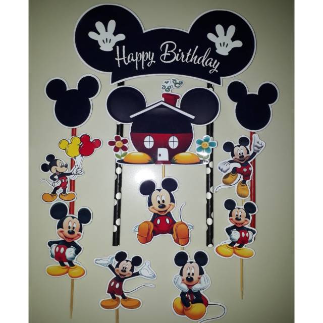 Topper cake mickey mouse
