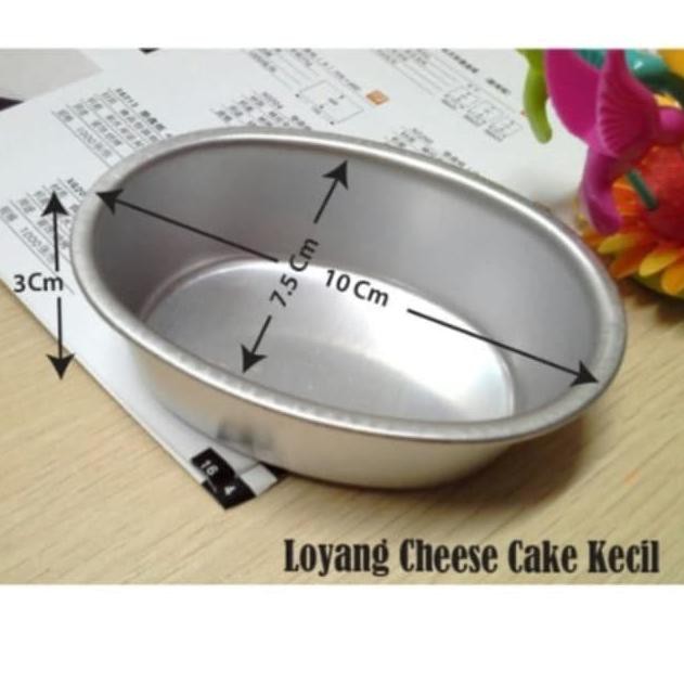 ➝ Loyang Oval Mini uk 10cm - Loyang JCC - Loyang Cheesecake Mini  murah Terbaru.