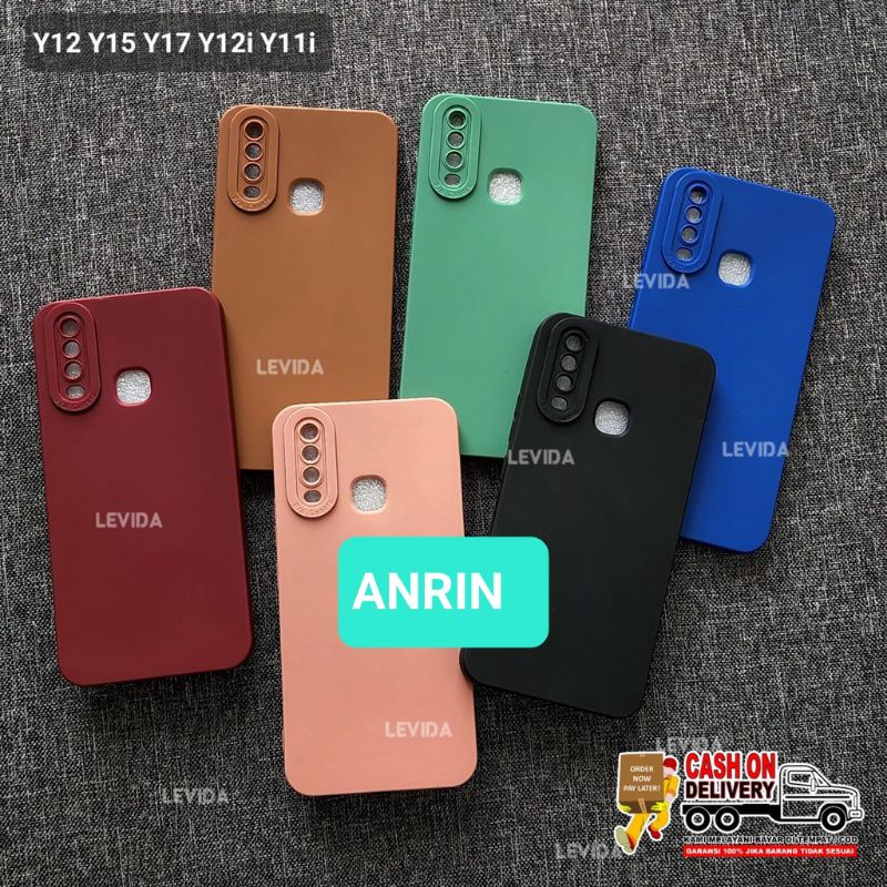Vivo Y12 Y15 Y17 Y12I Y11i CASE PRO CAMERA MACARON CASING SOFTCASE SILIKON